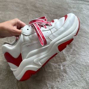 Valentino Miriam leather chunky sneakers size 8
